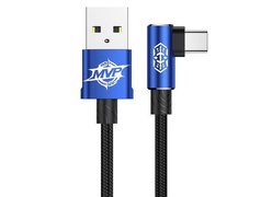 Кабель Baseus MVP Elbow USB-Type-C 2A 1M синий