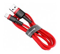 Кабель Baseus cafule Cable USB For iP 2A 3m красный+красный