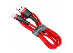 Кабель Baseus cafule Cable USB For iP 2A 3m красный+красный