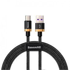 Кабель Baseus HW Flash Type-C 5A 40W 1м черный