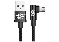 Кабель Baseus MVP Elbow Type Cable USB For Micro 1.5 A 2M черный