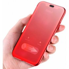 Чехол-книжка для iPhone XR с сенсорной крышкой Baseus Touchable Case красный