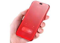 Чехол-книжка для iPhone XR с сенсорной крышкой Baseus Touchable Case красный