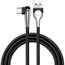 Кабель Baseus MVP Elbow Mobile Game сable 2м Type-C/USB черный