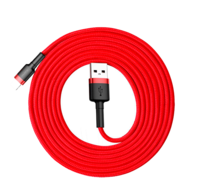 Кабель для Baseus Cafule USB для iPhone 1.5A 2 М красный