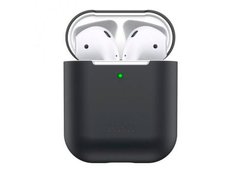 Кейс с разъемом для зарядки Baseus Airpods 2/1 Ultrathin Series Silica Gel Protector черный