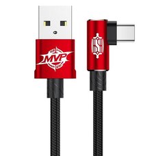Кабель Baseus MVP Elbow USB-Type-C 2A 1M красный