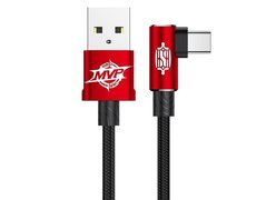 Кабель Baseus MVP Elbow USB-Type-C 2A 1M красный