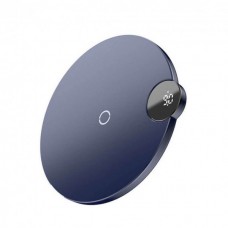 Baseus Digtal LED Display Wireless Charger синий
