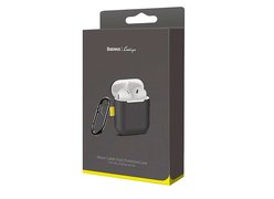 Кейс Baseus Let's go Woven Label Hook Protective Case For Pods 1/2 черный