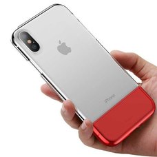 Baseus Half to Half Case For iPhone XS Max красный