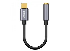 Адаптер Baseus L54 Type-C Male to 3.5mm Female темно-серый