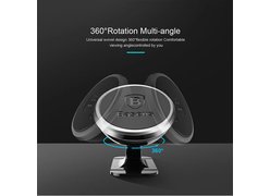 Магнитный держатель Baseus 360 Rotation Magnetic Mount Holder серебряный