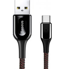 Кабель Baseus X-type lightning 2.4 А 1 М черный