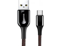 Кабель Baseus X-type lightning 2.4 А 1 М черный