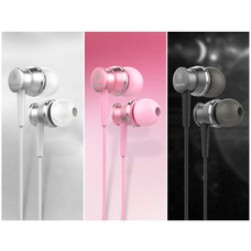 Наушники Baseus Lark Series Wired Earphone серебристый
