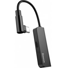 Переходник Baseus L53 USB-C 3.5mm черный