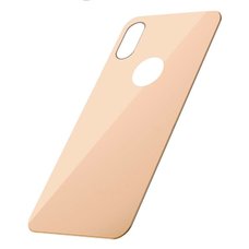Защитное стекло Baseus 4D Tempered Back Glass для задней панели iPhone XS золотой