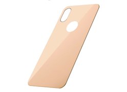 Защитное стекло Baseus 4D Tempered Back Glass для задней панели iPhone XS золотой