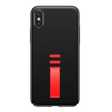 Baseus Little Tail Case for iPhone X черно-красный