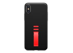 Baseus Little Tail Case for iPhone X черно-красный