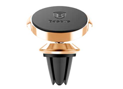 Автомобильный держатель магнитный Baseus Small Ears золотой