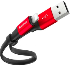 Кабель Baseus Portable Cable Lightning 2-in-1 1 М красный