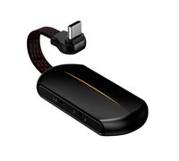 Зарядное устройство Baseus GAMO 3-in-1 Type-c Male to Dual Type-c & 3.5mm Female Adapter L49