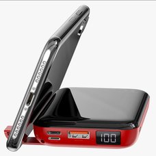 Внешний аккумулятор Baseus Mini S Bracket 10000mAh черно-красный