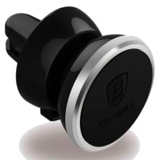 Автомобильный держатель Baseus Rotation Magnetic Car Air Vent Mount серый
