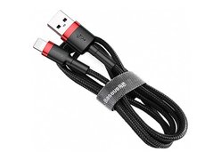 Кабель Baseus cafule Cable USB For iP 2A 3m красный+черный