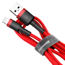Кабель Baseus Kevlar Cable USB for Lightning 2A 0.5M красный