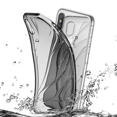 Baseus Water modelling Case для iPhone X прозрачно-черный