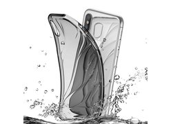 Baseus Water modelling Case для iPhone X прозрачно-черный