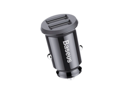 Автомобильное зарядное устройство Baseus Grain Car Charger 3.1A dual-USB черный