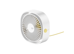 Настольный вентилятор Flickering Desktop Fan белый