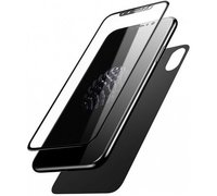 Комплект защитных стекол Baseus Glass Film Set For iPhoneX черный