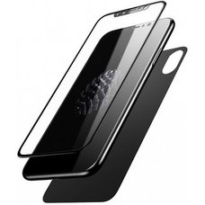 Комплект защитных стекол Baseus Glass Film Set For iPhoneX черный