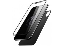Комплект защитных стекол Baseus Glass Film Set For iPhoneX черный