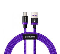 Кабель Baseus HW Flash Type-C 5A 40W 1м фиолетовый