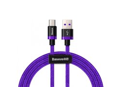 Кабель Baseus HW Flash Type-C 5A 40W 1м фиолетовый