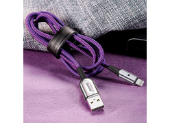 Кабель Baseus X-type lightning 2.4 А 1 М фиолетовый