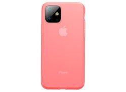 Чехол Baseus Jelly Liquid Silica Gel Protective Case For iPhone 5.8 прозрачный красный