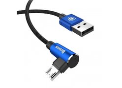 Кабель Baseus MVP Elbow Type Cable USB For Micro 1.5 A 2M синий