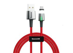 Кабель Baseus Zinc Magnetic USB для Type-C 2A 2m красный