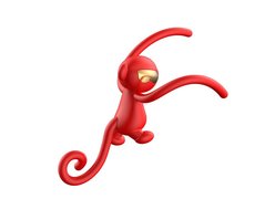 Ароматизатор Baseus Monkey-Shaped красный