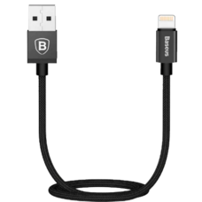 Кабель для Apple Baseus Simple Version of AntiLa Series USB - Lightning 1 М черный