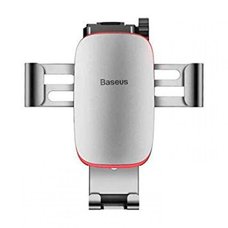Автомобильный держатель Baseus Metal Age Gravity Car Mount Connecting Rod Type серебряный