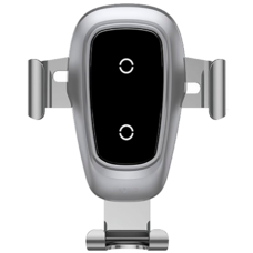 Автодержатель Baseus Metal Gravity Car Mount Silver 10W серый