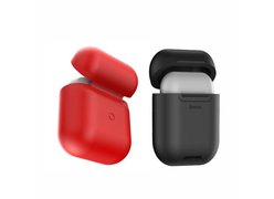 Кейс для беспроводной зарядки AirPods Baseus Wireless Charger красный
